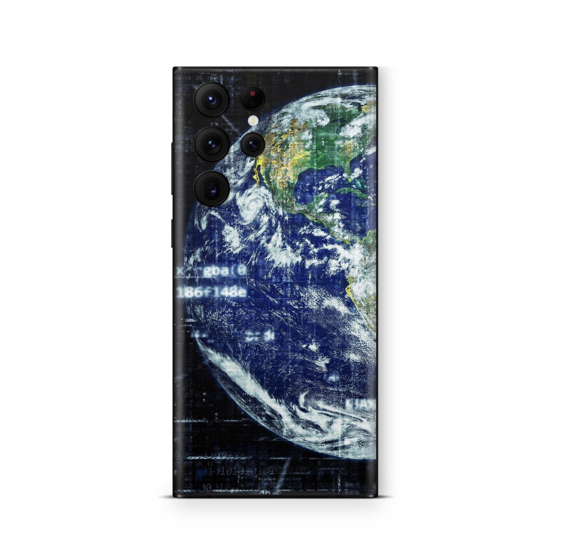 Samsung Galaxy S25 Ultra Skin Designfolie Aufkleber Skins Design Digital Earth Elektronik-Sticker & -Aufkleber skins4u