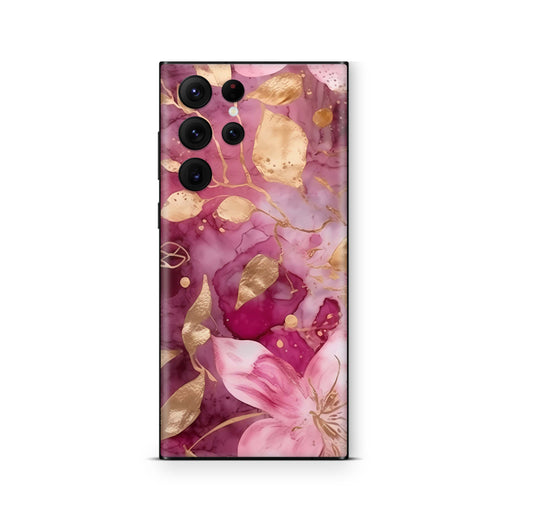 Samsung Galaxy S25 Ultra Skin Designfolie Aufkleber Skins Design Flower Power Elektronik-Sticker & -Aufkleber skins4u