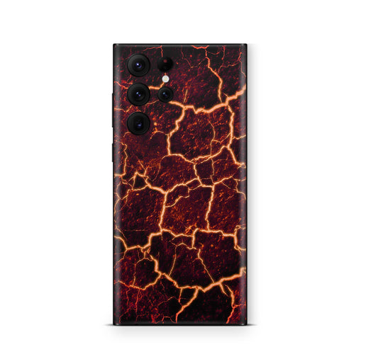 Samsung Galaxy S25 Ultra Skin Designfolie Aufkleber Skins Design Lava Elektronik-Sticker & -Aufkleber skins4u