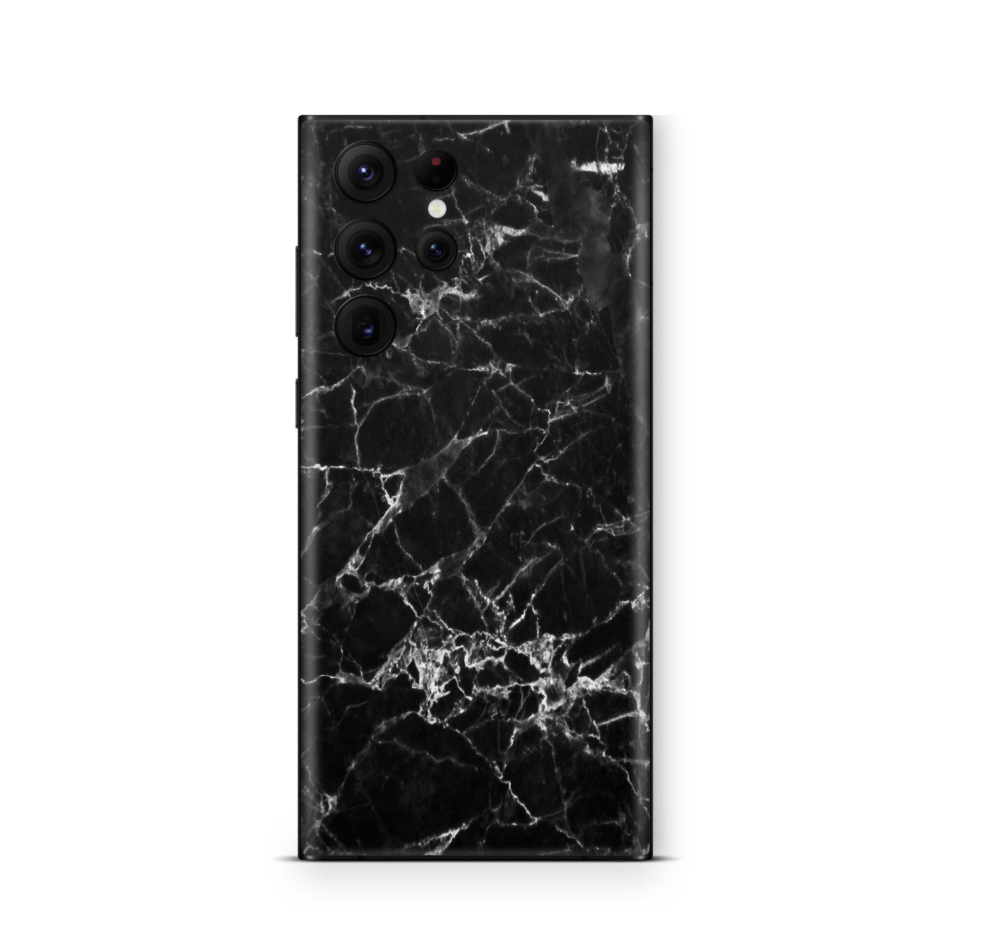 Samsung Galaxy S25 Ultra Skin Designfolie Aufkleber Skins Design Marmor schwarz Elektronik-Sticker & -Aufkleber skins4u