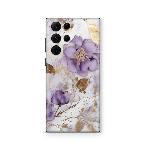 Samsung Galaxy S25 Ultra Skin Designfolie Aufkleber Skins Design Purple Heart Elektronik-Sticker & -Aufkleber skins4u