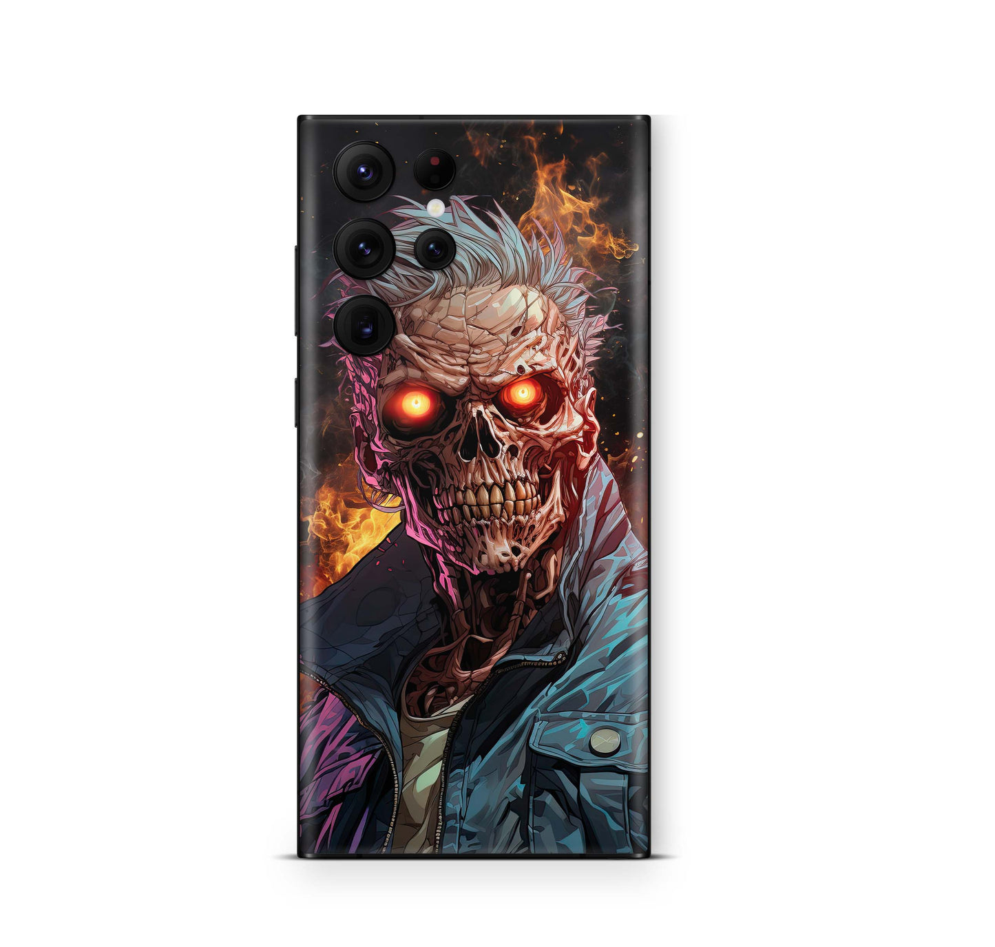 Samsung Galaxy S25 Ultra Skin Designfolie Aufkleber Skins Design Zombie Fire Elektronik-Sticker & -Aufkleber skins4u