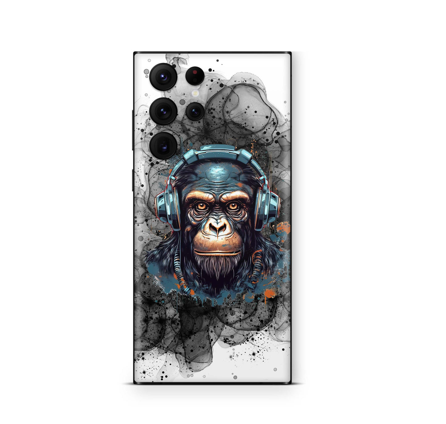 Samsung Galaxy S25 Ultra Skin Designfolie Aufkleber Skins Design black smoke monkey Elektronik-Sticker & -Aufkleber skins4u