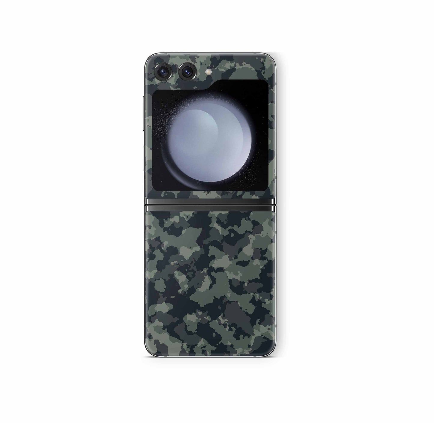 Samsung Galaxy Z Flip 6 Skins Design Vinyl Premium Folien Kratzerschutz Motiv Shadow Camo green Aufkleber skins4u