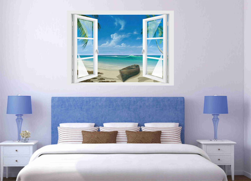 3D Fenster Wandtattoo individuell mit Deinem Wunschbild Wandaufkleber personalisiert Wandtattoo Skins4u   