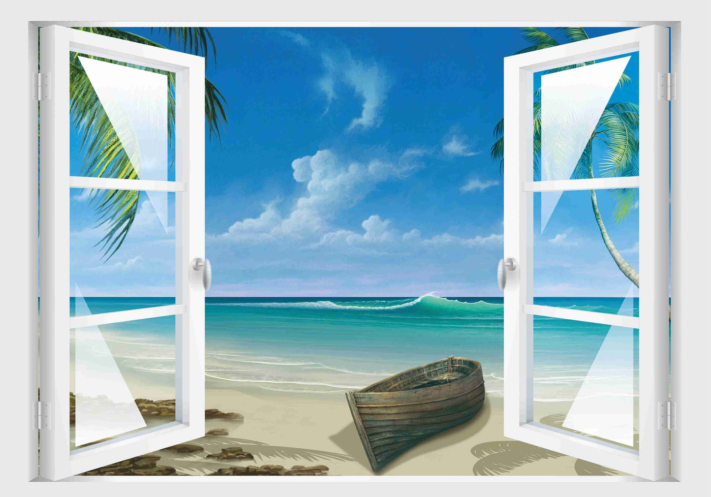 3D Fenster Wandtattoo individuell mit Deinem Wunschbild Wandaufkleber personalisiert Wandtattoo Skins4u   