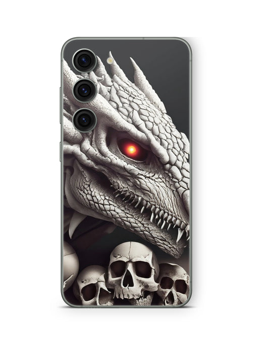 Samsung Galaxy S26 Plus Skin Handy Aufkleber Dragonskull Aufkleber Skins4u