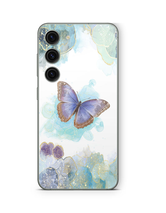 Samsung Galaxy S26 Plus Skin Handy Aufkleber Glitter Butterfly Aufkleber Skins4u