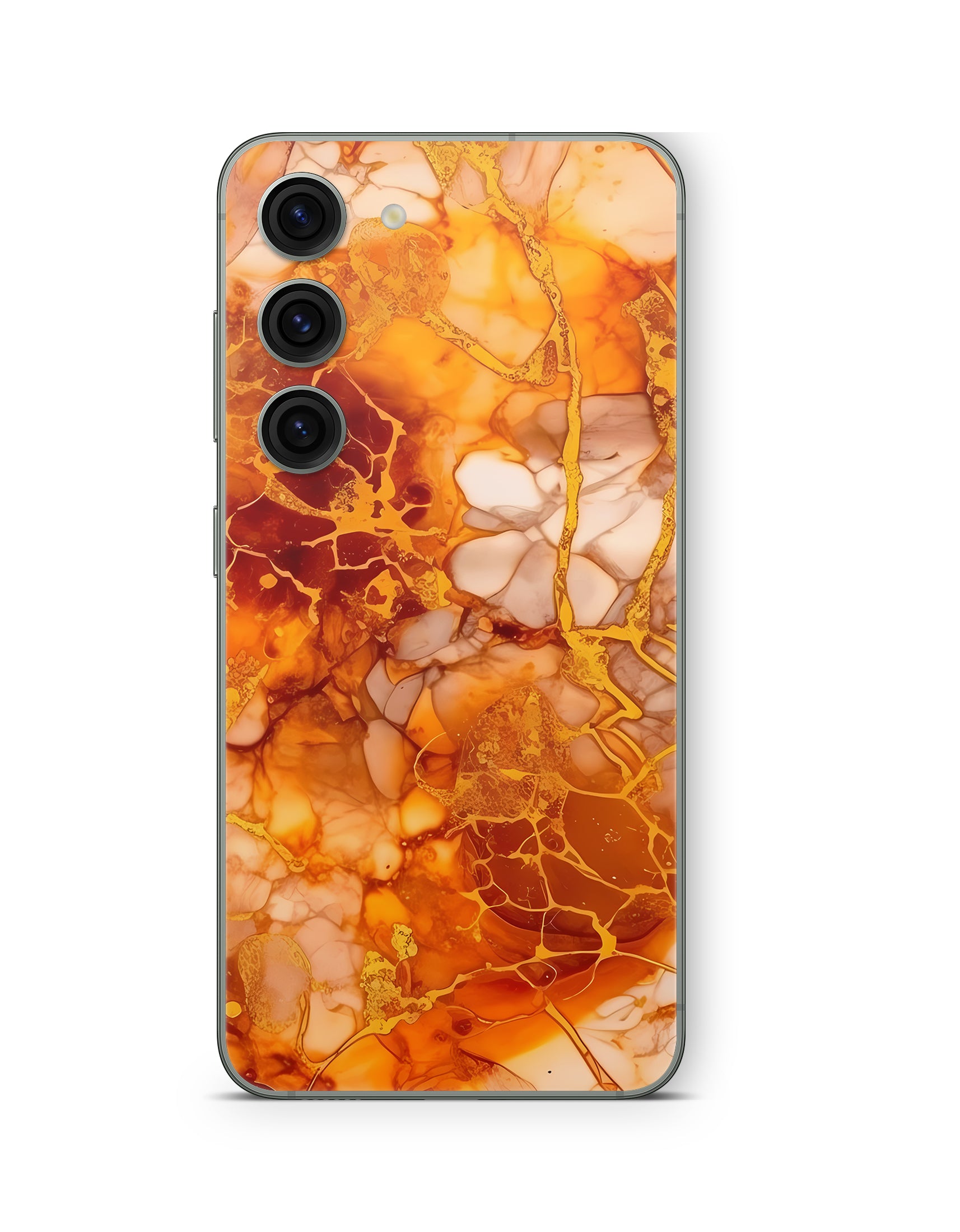 Samsung Galaxy S26 Skin Handy Aufkleber Herbstgold