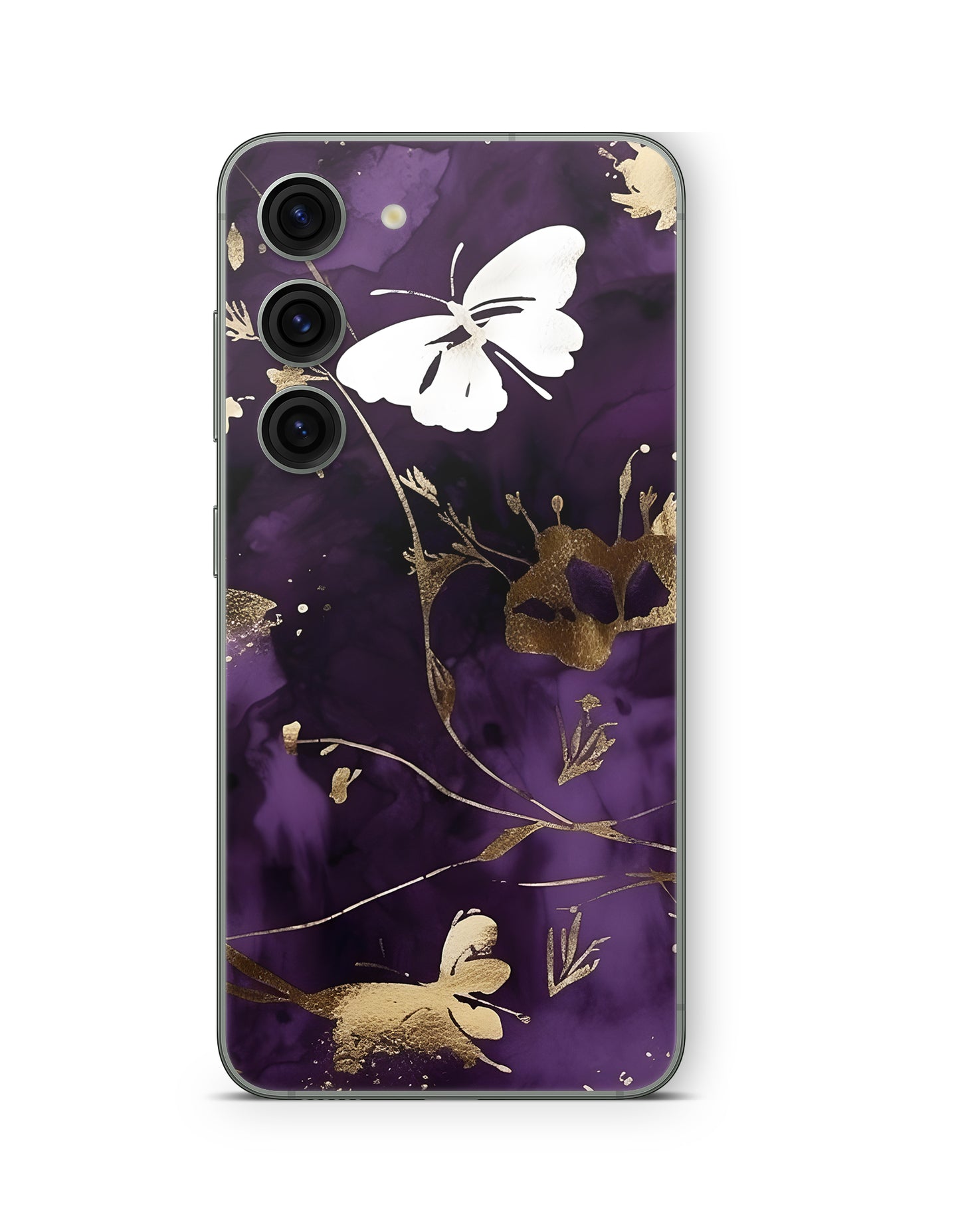 Samsung Galaxy S26 Plus Skin Handy Aufkleber Purple Butterfly Aufkleber Skins4u