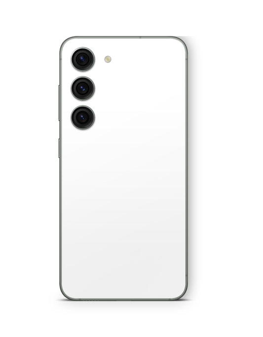 Samsung Galaxy S26 Plus Skin Handy Aufkleber Solid State weiss Aufkleber Skins4u