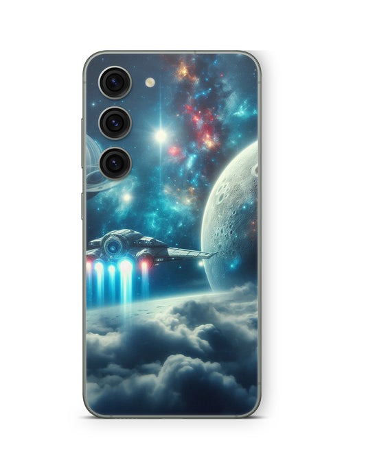 Samsung Galaxy S26 Plus Skin Handy Aufkleber Spaceship Aufkleber Skins4u