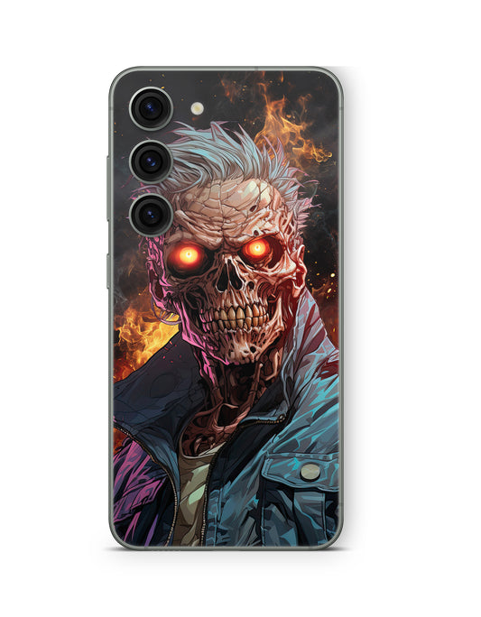 Samsung Galaxy S26 Plus Skin Handy Aufkleber Zombie Fire Aufkleber Skins4u
