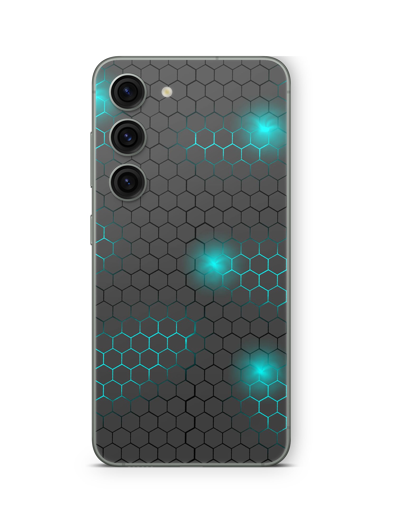 Samsung Galaxy S26 Skin Handy Aufkleber exo small blue