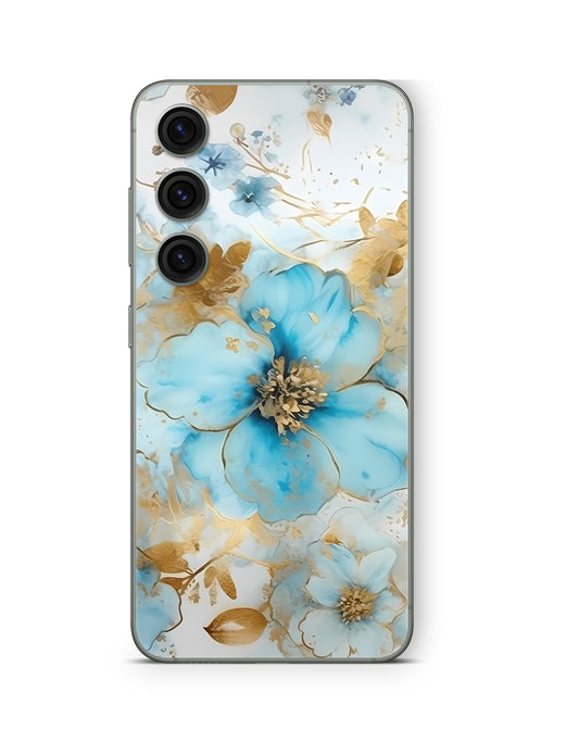 Samsung Galaxy S26 Plus Skin Handy Aufkleber gold blue fantasie Aufkleber Skins4u