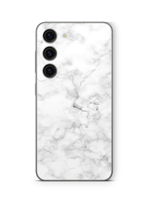 Samsung Galaxy S26 Plus Skin Handy Aufkleber marmor weiss Aufkleber Skins4u