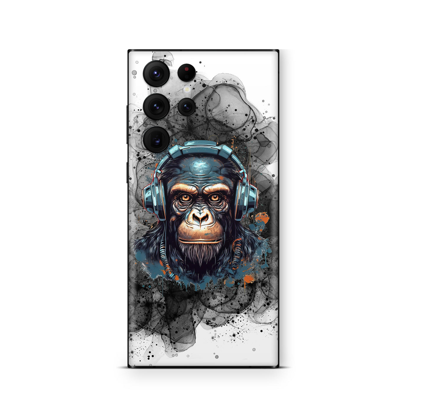 Samsung Galaxy S26 Ultra Skin Schutzfolie Aufkleber Black Smoke Monkey Aufkleber Skins4u