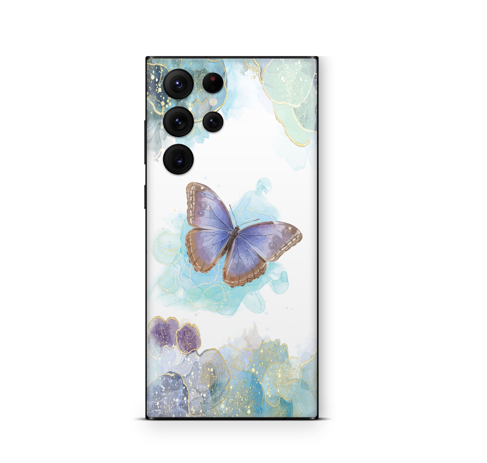 Samsung Galaxy S26 Ultra Skin Schutzfolie Aufkleber Glitter Butterfly Aufkleber Skins4u