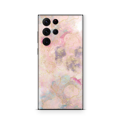 Samsung Galaxy S26 Ultra Skin Schutzfolie Aufkleber Glitter rose Aufkleber Skins4u
