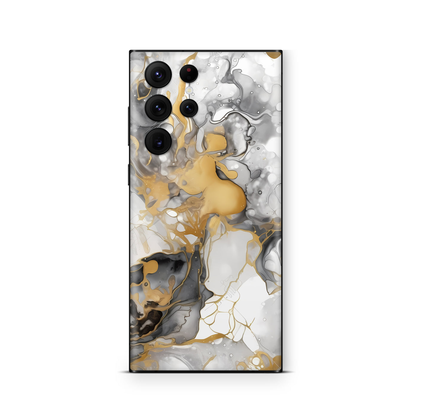 Samsung Galaxy S26 Ultra Skin Schutzfolie Aufkleber Marmor Golden Light Aufkleber Skins4u