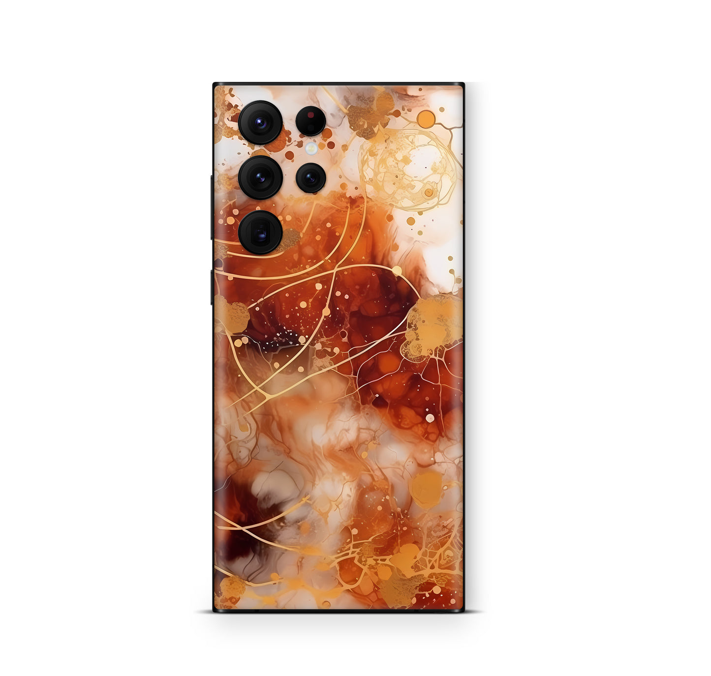 Samsung Galaxy S26 Ultra Skin Schutzfolie Aufkleber Orange Circle Aufkleber Skins4u