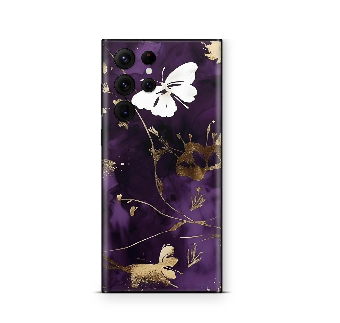 Samsung Galaxy S26 Ultra Skin Schutzfolie Aufkleber Purple Butterfly Aufkleber Skins4u