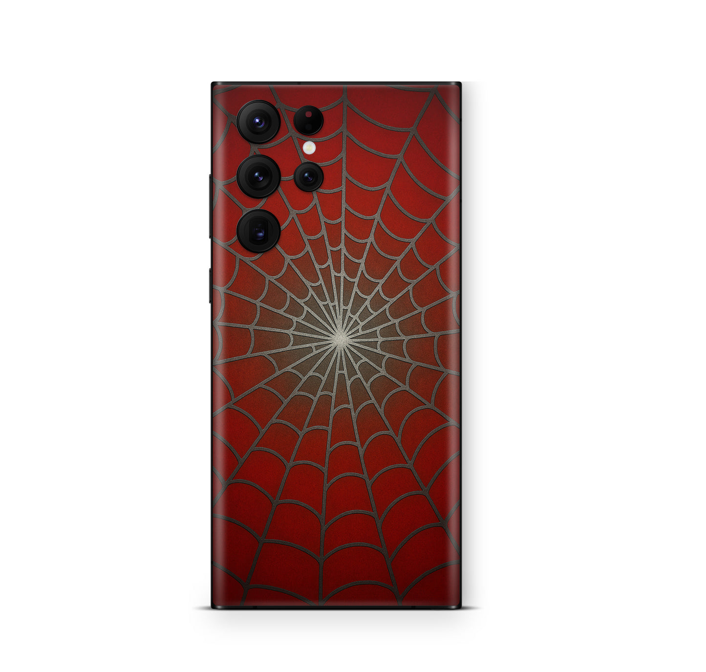 Samsung Galaxy S26 Ultra Skin Schutzfolie Aufkleber Spiderweb rot Aufkleber Skins4u