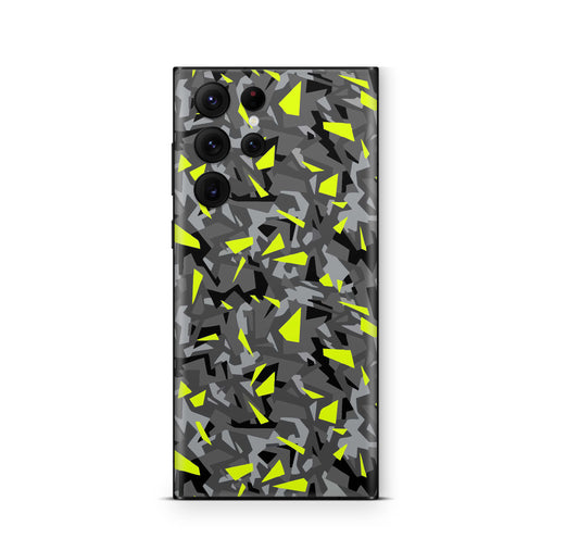 Samsung Galaxy S26 Ultra Skin Schutzfolie Aufkleber Splatter Yellow Aufkleber Skins4u