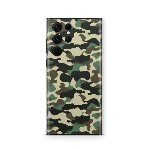 Samsung Galaxy S26 Ultra Skin Schutzfolie Aufkleber Wood Camo Aufkleber Skins4u