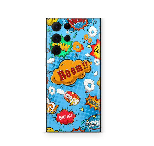 Samsung Galaxy S26 Ultra Skin Schutzfolie Aufkleber comics blue Aufkleber Skins4u