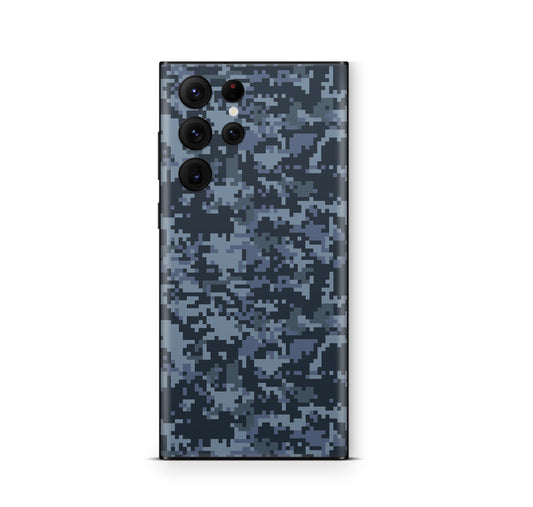 Samsung Galaxy S26 Ultra Skin Schutzfolie Aufkleber digital navy Aufkleber Skins4u