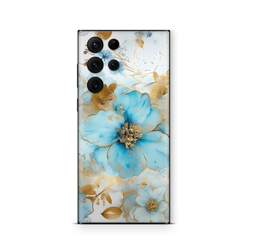 Samsung Galaxy S26 Ultra Skin Schutzfolie Aufkleber gold blue fantasie Aufkleber Skins4u