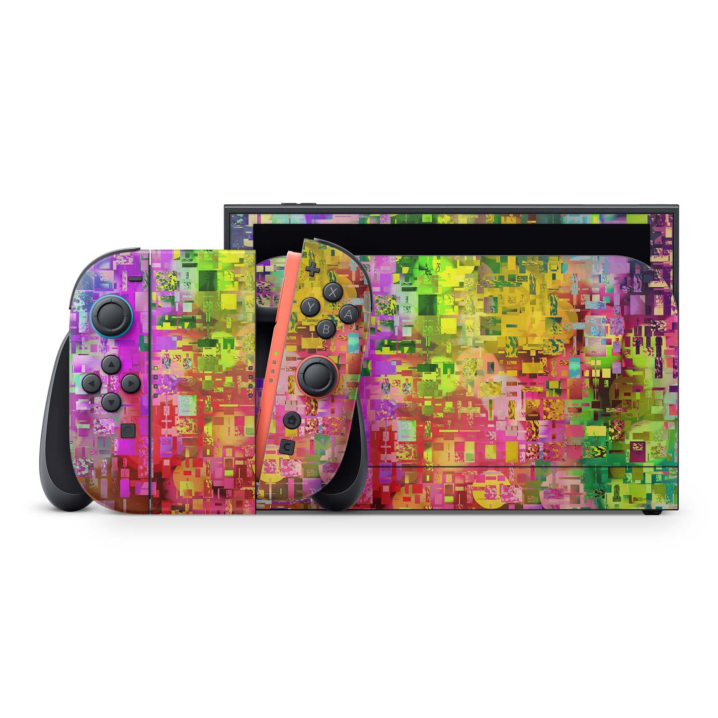 Nintendo Switch 2 Aufkleber Folien Skin Set Schutzfolie Modding Design Abstract Aufkleber Skins4u