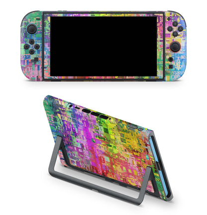 Nintendo Switch 2 Aufkleber Folien Skin Set Schutzfolie Modding Design Abstract Aufkleber Skins4u