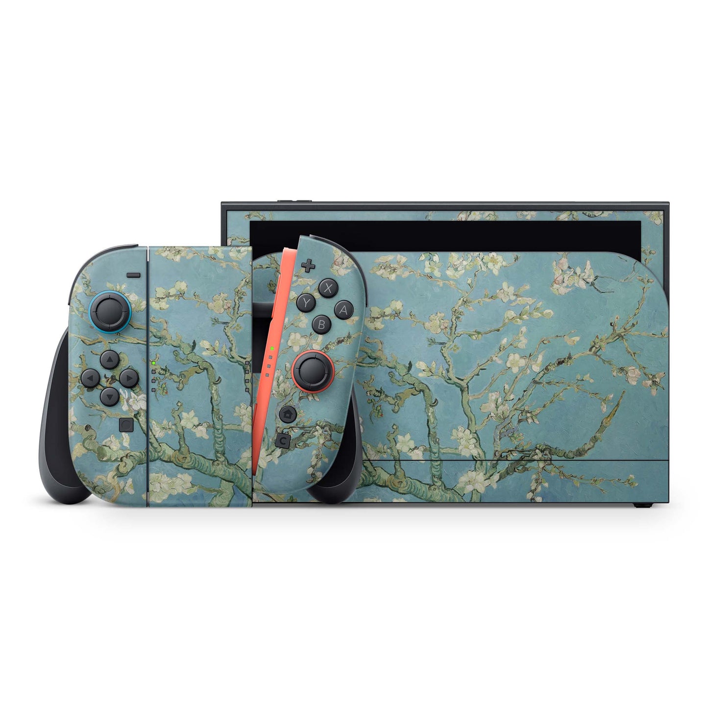 Nintendo Switch 2 Aufkleber Folien Skin Set Schutzfolie Modding Design Blossoming Aufkleber Skins4u