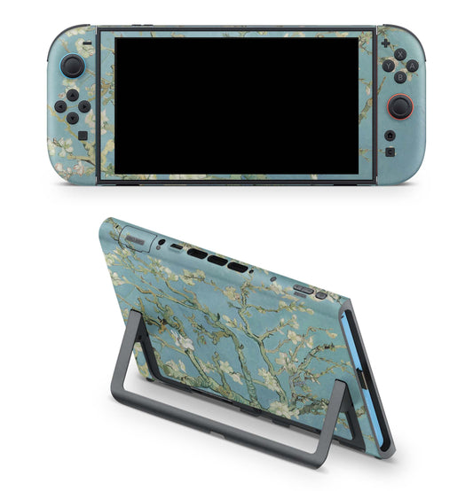 Nintendo Switch 2 Aufkleber Folien Skin Set Schutzfolie Modding Design Blossoming Aufkleber Skins4u