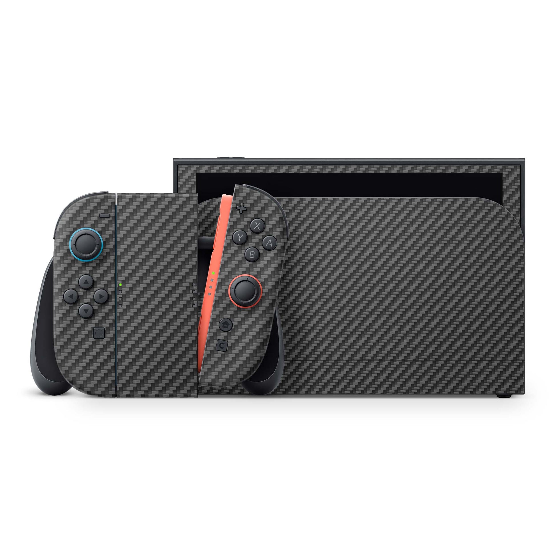 Nintendo Switch 2 Aufkleber Folien Skin Set Schutzfolie Modding Design Carbon Aufkleber Skins4u