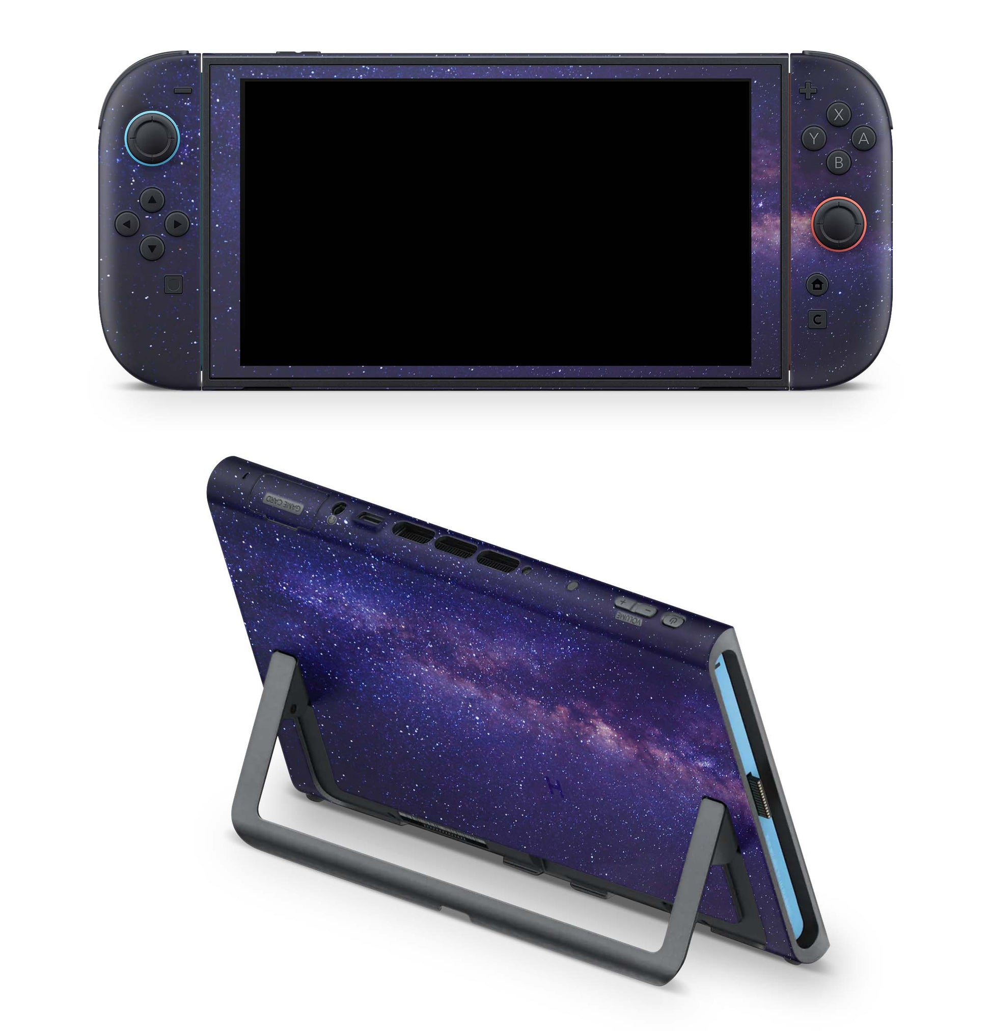 Nintendo Switch 2 Aufkleber Folien Skin Set Schutzfolie Modding Design Milky Way Aufkleber Skins4u