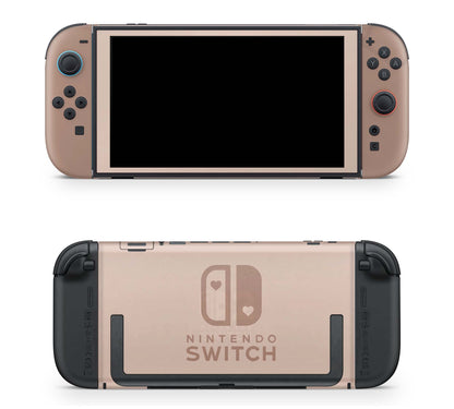 Nintendo Switch 2 Aufkleber Folien Skin Set Schutzfolie Modding Design Mokka Aufkleber Skins4u