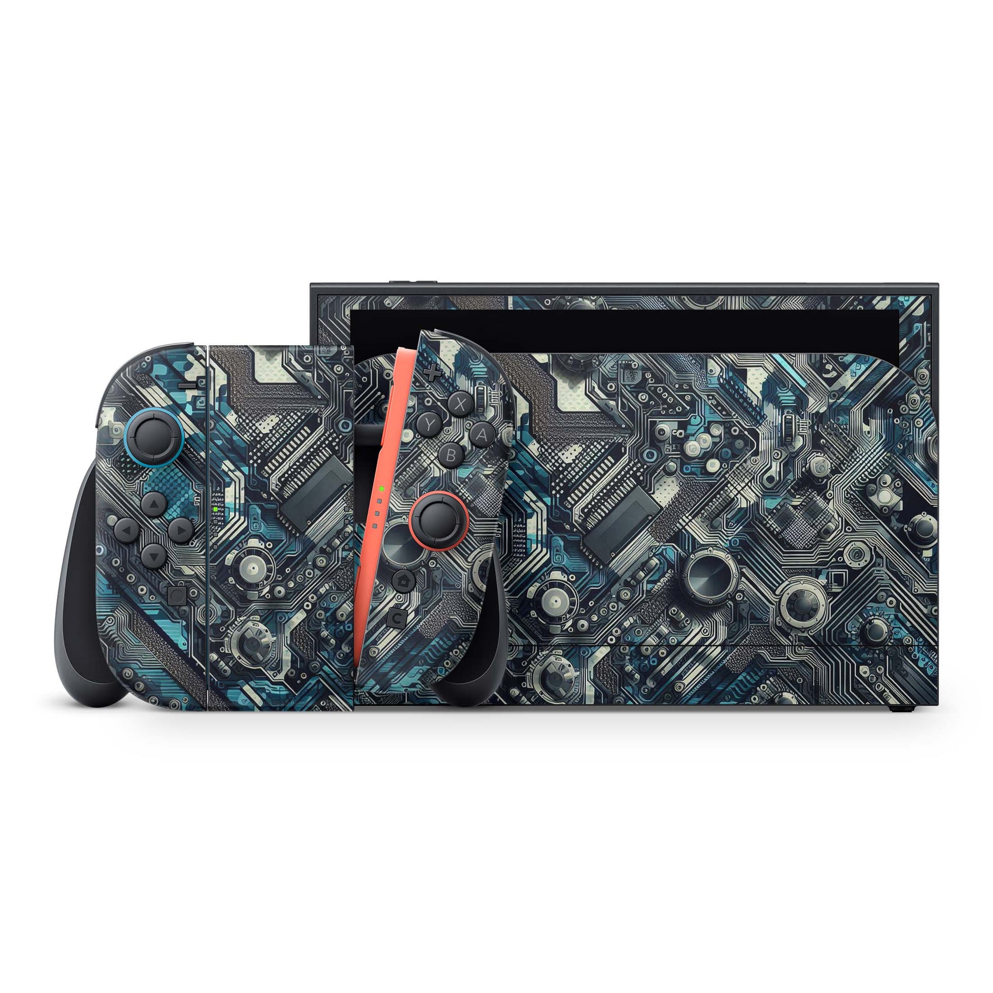 Nintendo Switch 2 Aufkleber Folien Skin Set Schutzfolie Modding Design Platine Aufkleber Skins4u