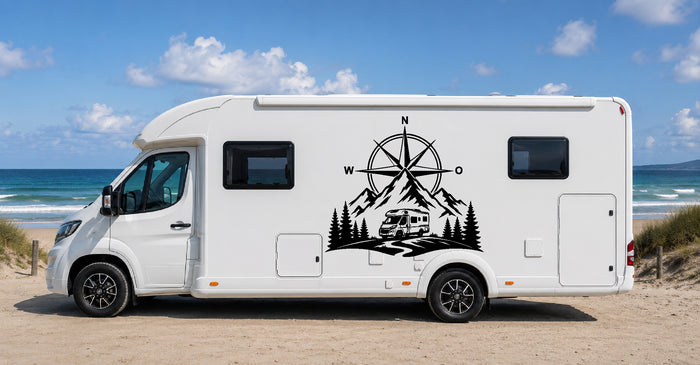 Camper Wohnmobil Aufkleber Tattoo Adventure Designer Skins4u