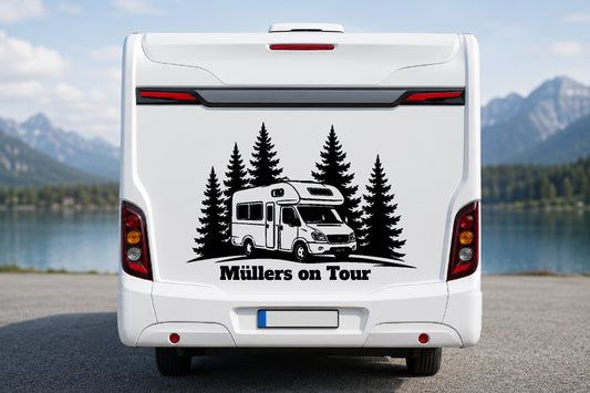 Camper Wohnmobil Aufkleber Tattoo Adventure Designer Skins4u