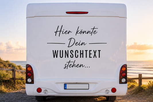Wohnwagen Wohnmobil Aufkleber Sprüche individuell gestalten Aufkleber Skins4u