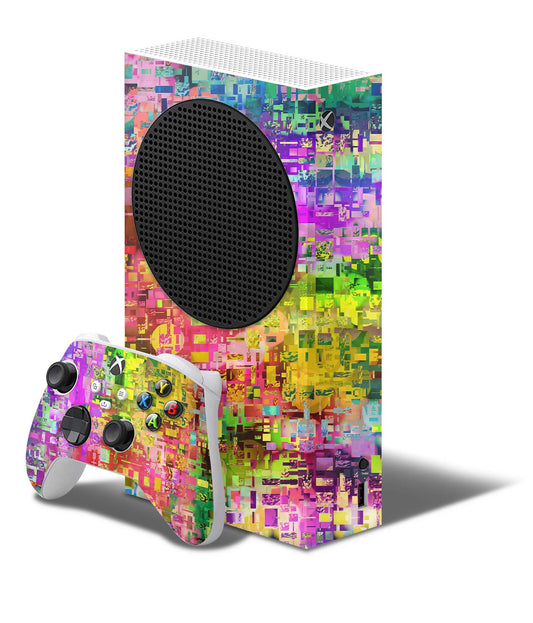 Xbox Series S Skin Folie Konsolen Aufkleber mit Controller Skin Abstract Elektronik-Sticker & -Aufkleber skins4u   