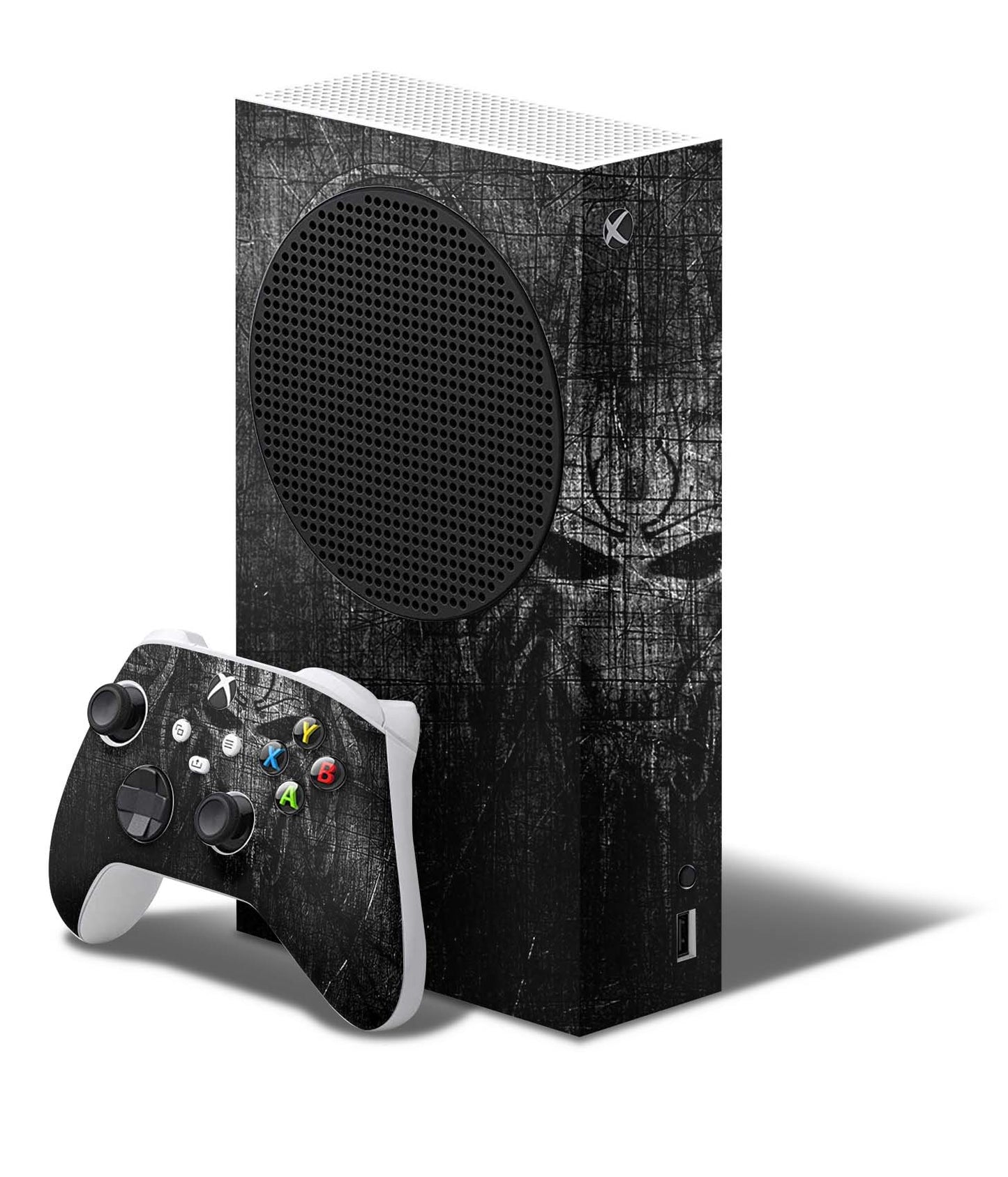 Xbox Series S Skin Folie Konsolen Aufkleber mit Controller Skin Black Demon Elektronik-Sticker & -Aufkleber skins4u   