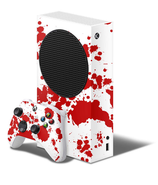 Xbox Series S Skin Folie Konsolen Aufkleber mit Controller Skin Blood Elektronik-Sticker & -Aufkleber skins4u   