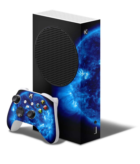 Xbox Series S Skin Folie Konsolen Aufkleber mit Controller Skin Blue Giant Elektronik-Sticker & -Aufkleber skins4u   