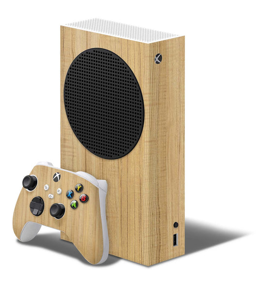 Xbox Series S Skin Folie Konsolen Aufkleber mit Controller Skin Eiche Elektronik-Sticker & -Aufkleber skins4u   