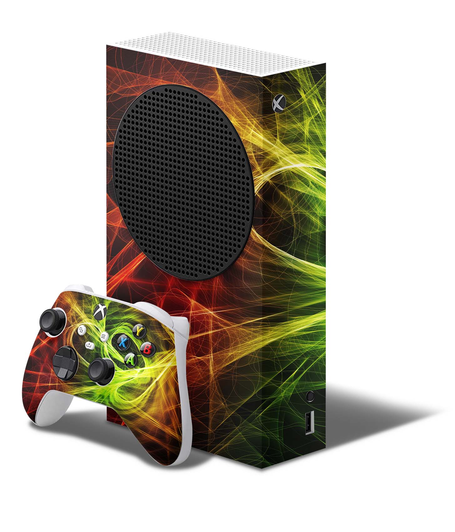 Xbox Series S Skin Folie Konsolen Aufkleber mit Controller Skin Particles Elektronik-Sticker & -Aufkleber skins4u   