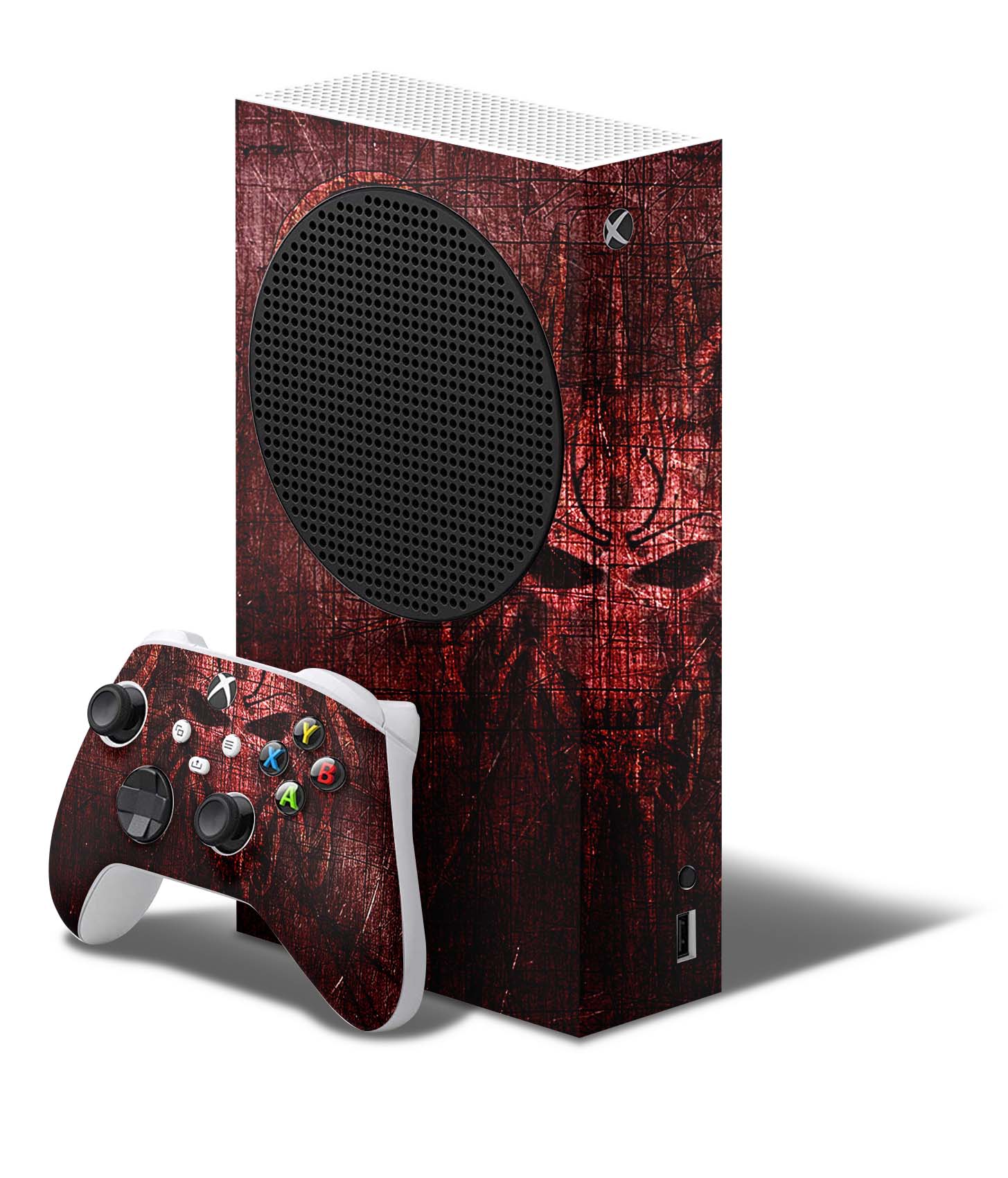 Xbox Series S Skin Folie Konsolen Aufkleber mit Controller Skin Red Demon Elektronik-Sticker & -Aufkleber skins4u   